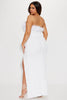 Emery Sequin Gown - White