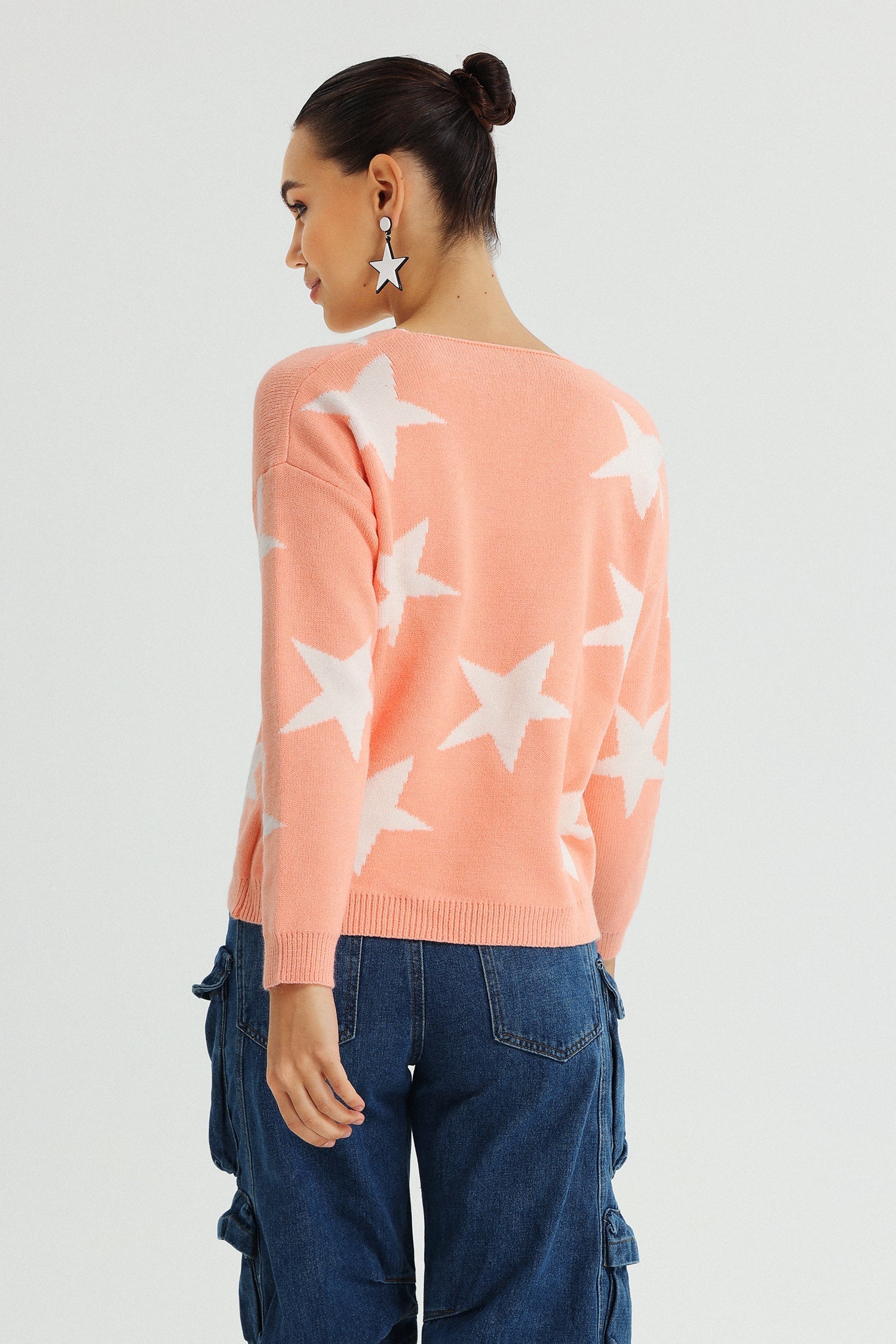 Naya Starts Sweater - Pink