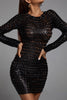 Jojo Cutout Mini Bodycon Dress - Black