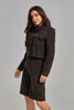 Doris Woolen Short Jacket Wide Leg Set