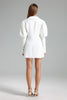 Lunare Puff Sleeves Blazer Mini Dress