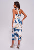 Rezi Halter Printed Midi Dress