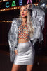 Iris Tassel Sequin Jacket - Silver