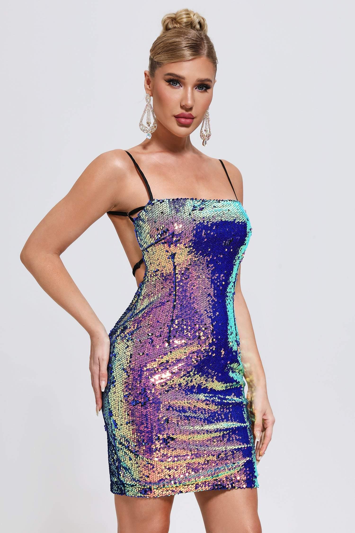 Manik Sequin Mini Dress