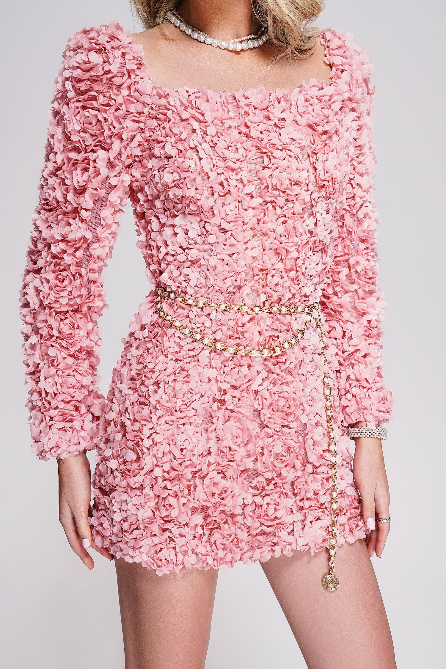 Louxia bloemen mini-jurk
