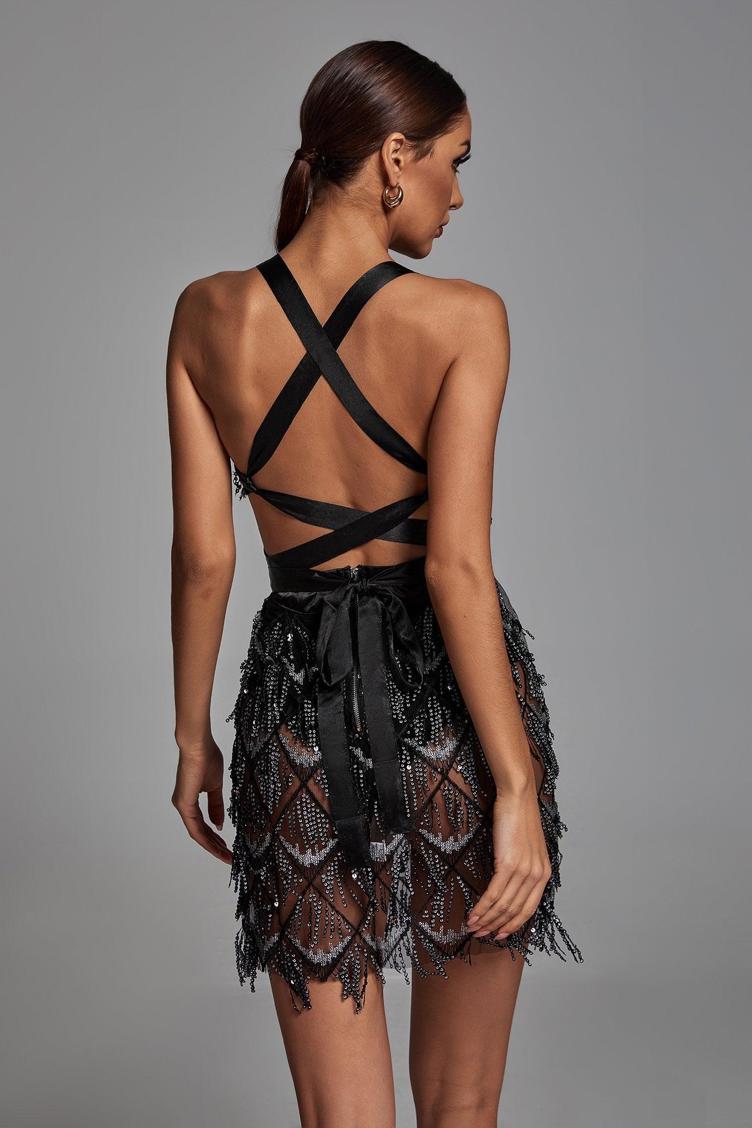 Louisa Mini Dress - Black